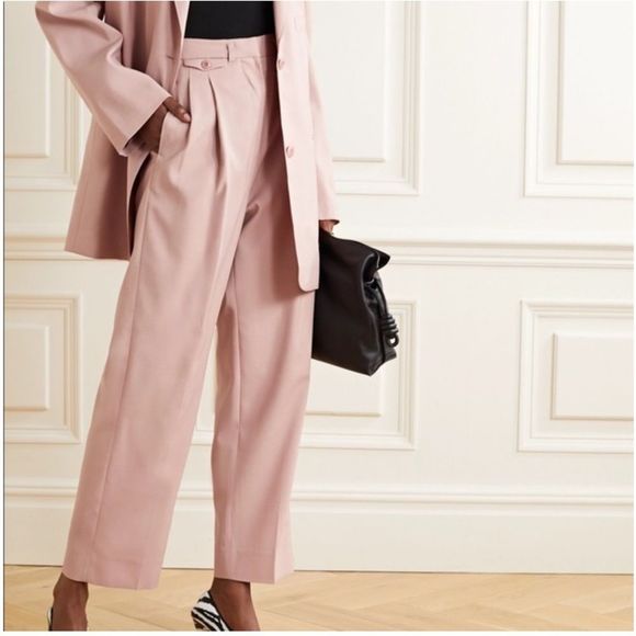 The Frankie Shop Pants - The Frankie Shop Pink Pernille Boy Trousers